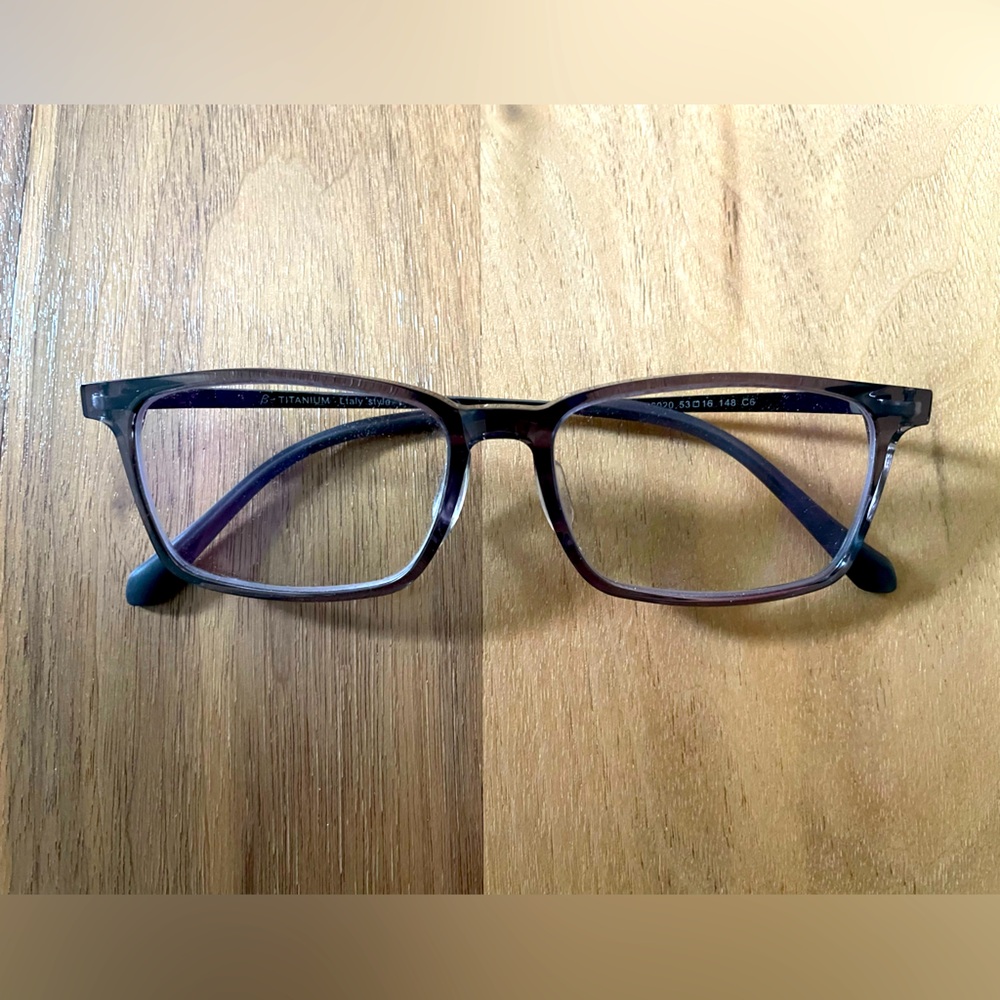 Stylish Greyish /Purple Eyeglasses